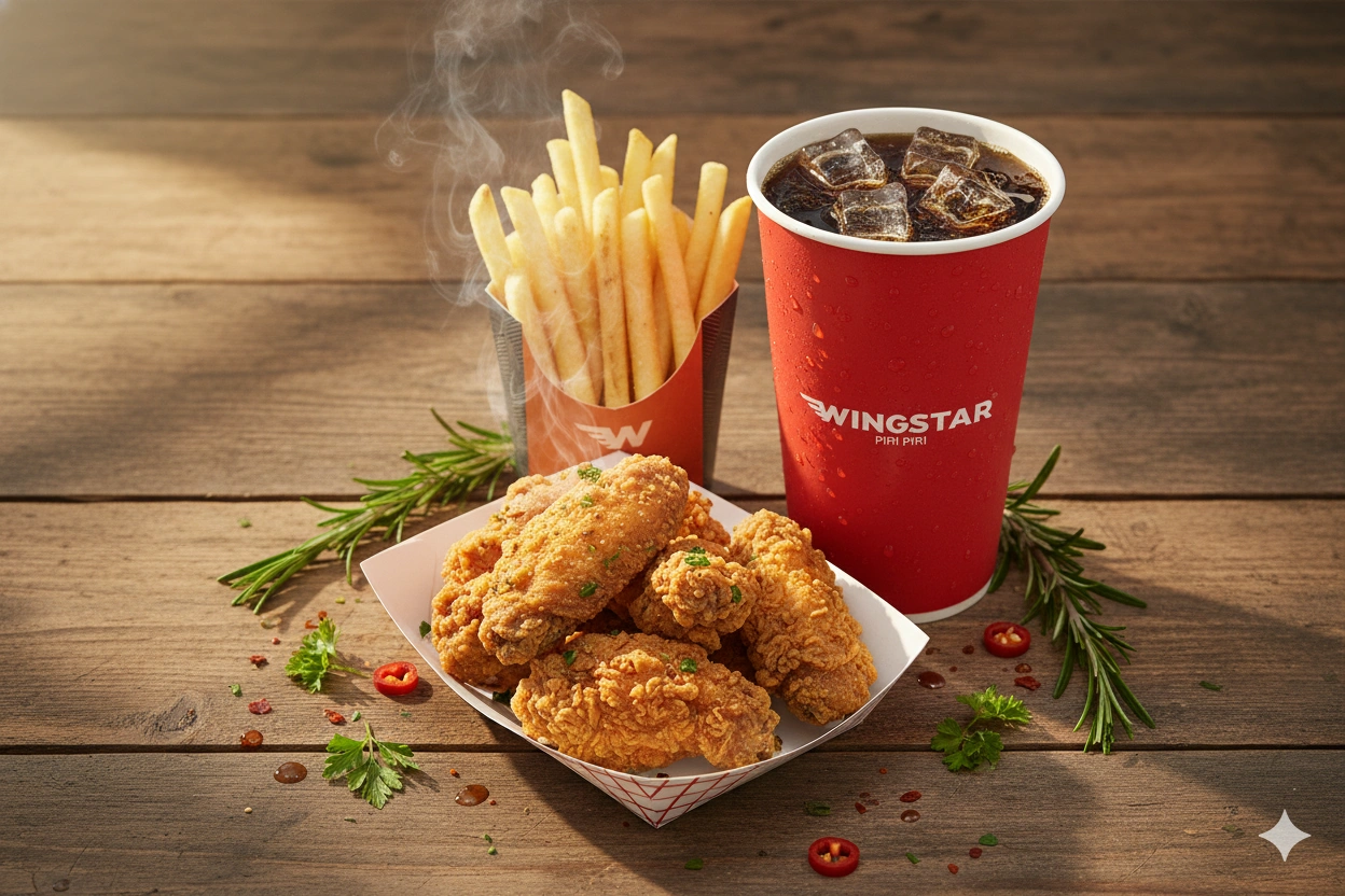 Crispy fried chicken wings